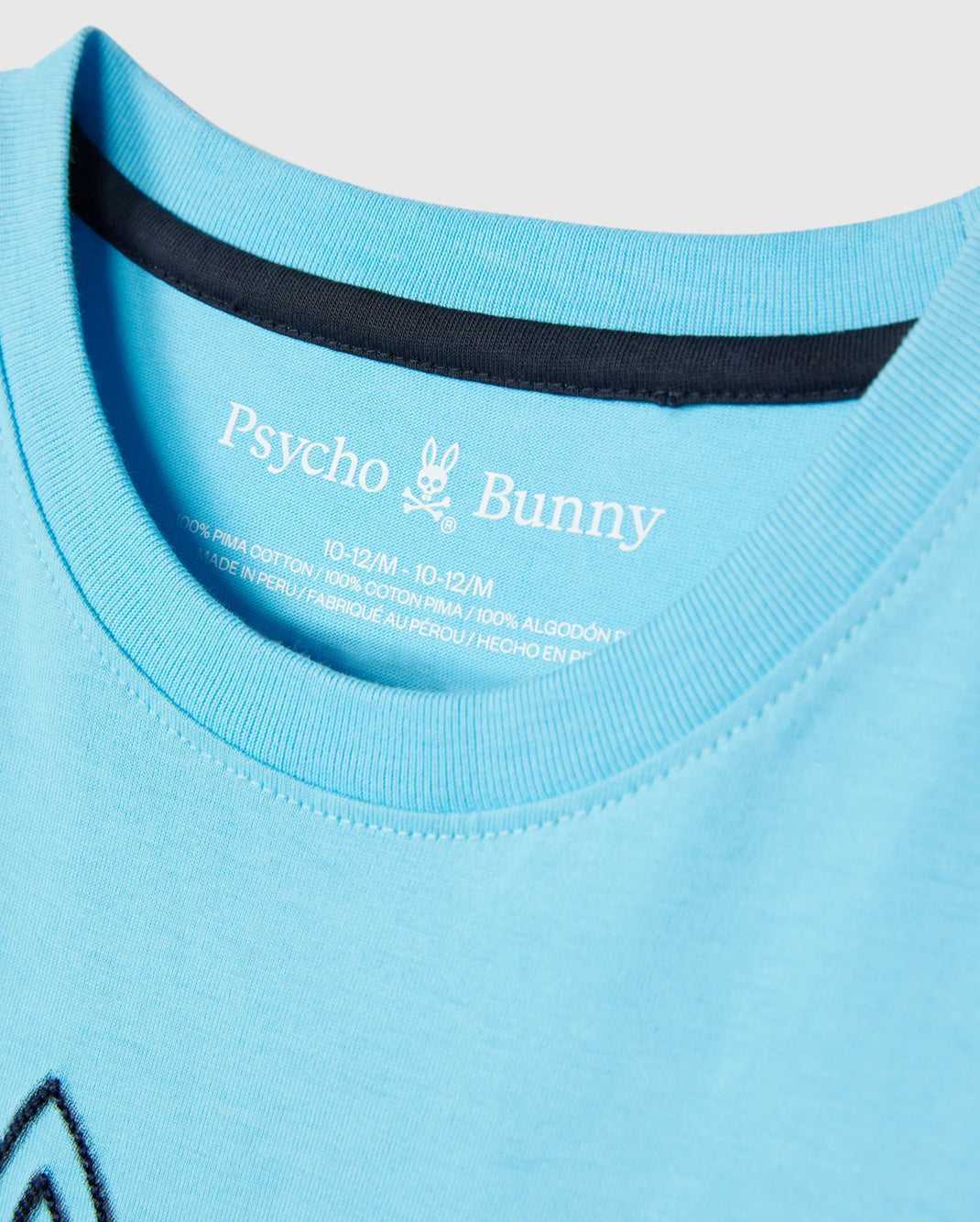 Tees Psycho Bunny Sheldon Graphic Tee Aquarius Homme | SQE-79683389